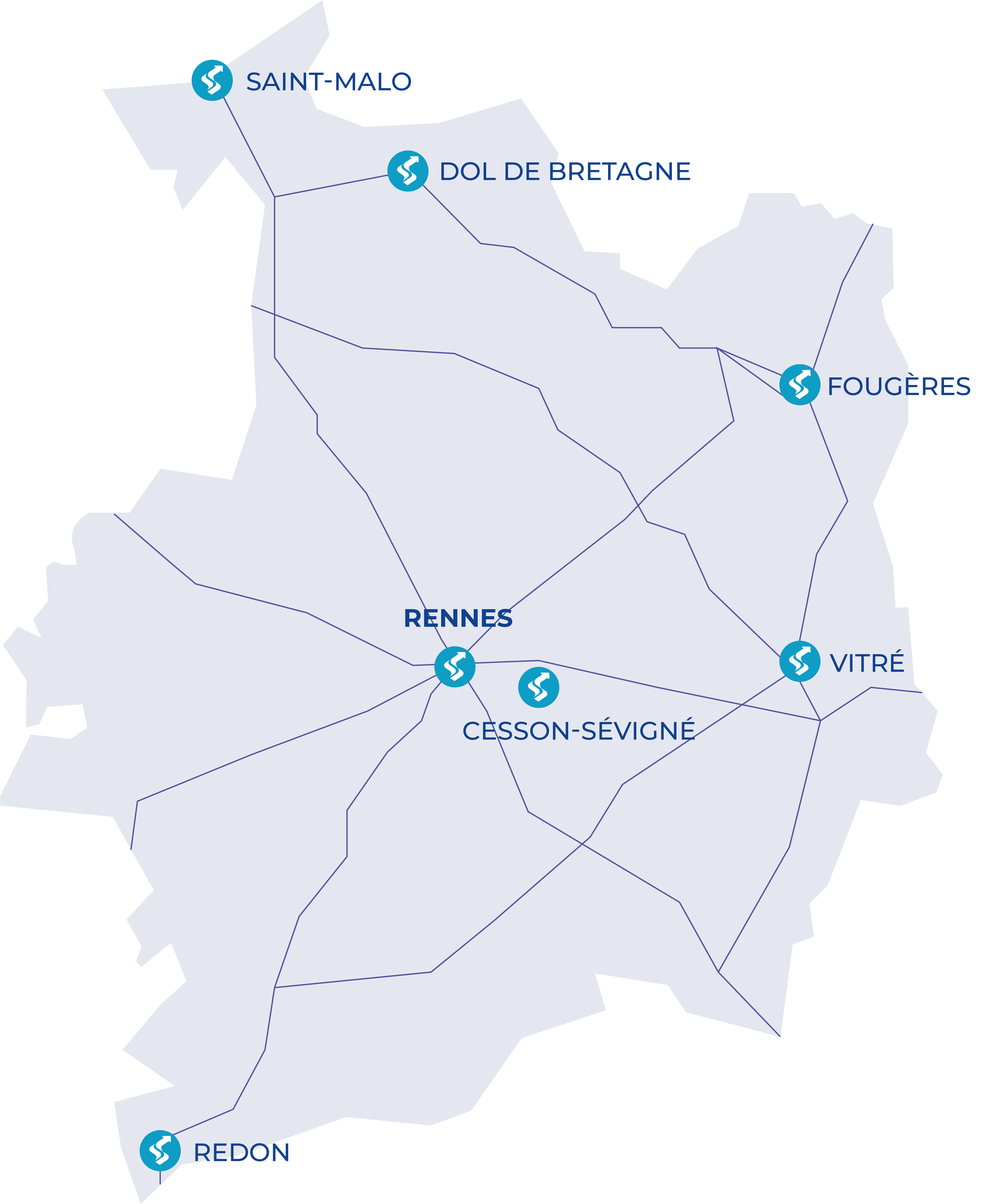 carte des centres