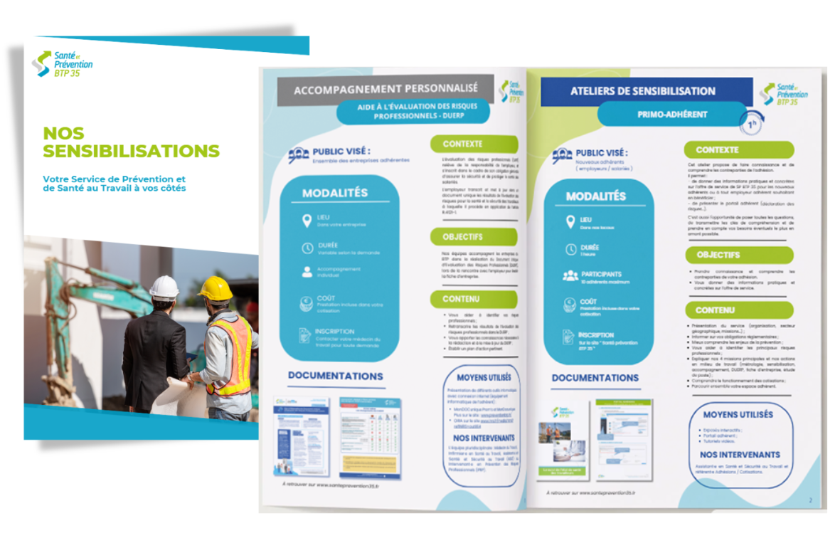 Catalogue des sensibilisations